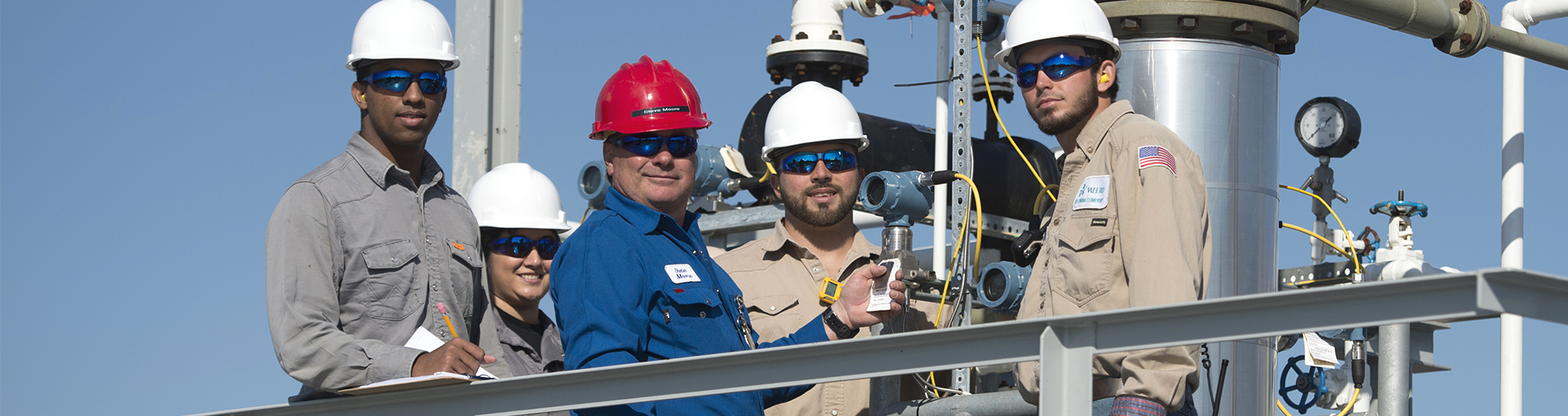 Process Technology students on Pilot Plant, West Campus.